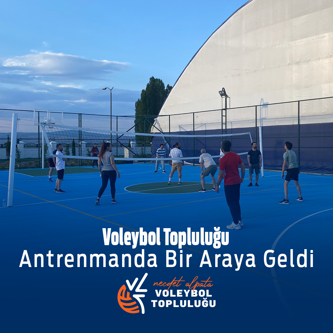 Voleybol Topluluğu Antenmanda Bir Araya Geldi