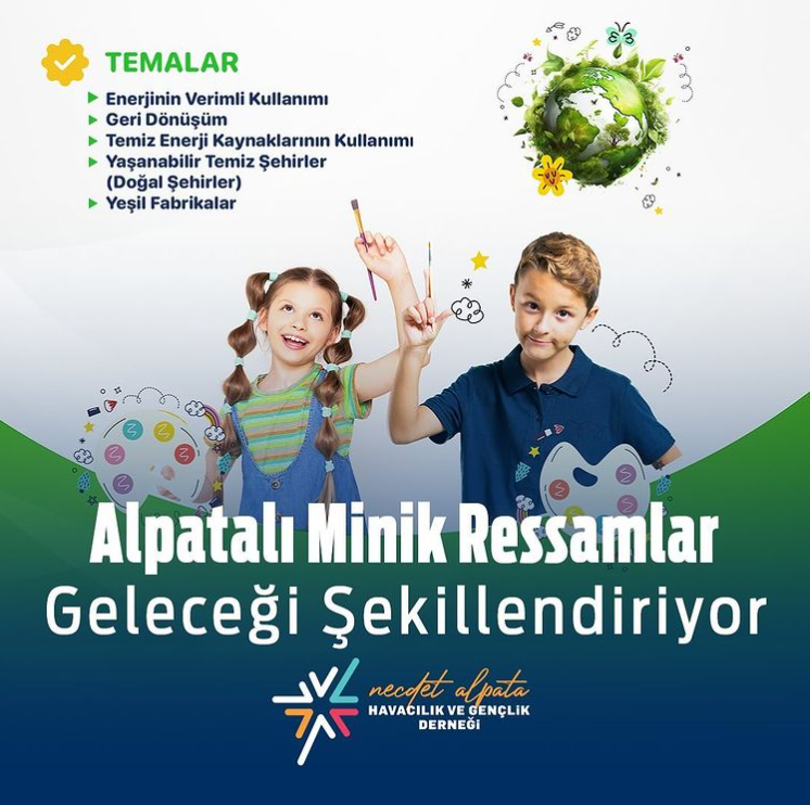 Alpatalı Minik Ressamlar Geleceği Şekillendiriyor